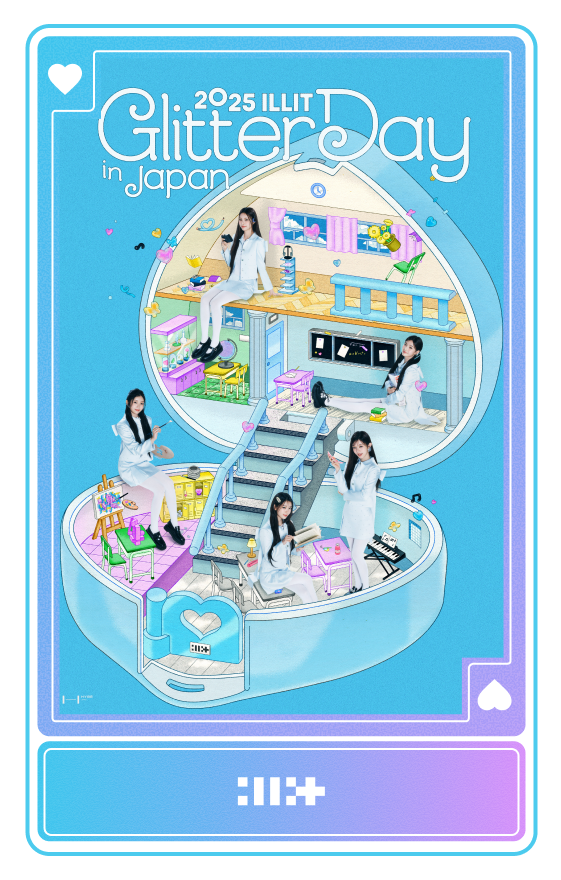 illit I'LLLIKEYOU hellolive 2.0 ラキドロ 5枚 2025 ILLIT GLITTER