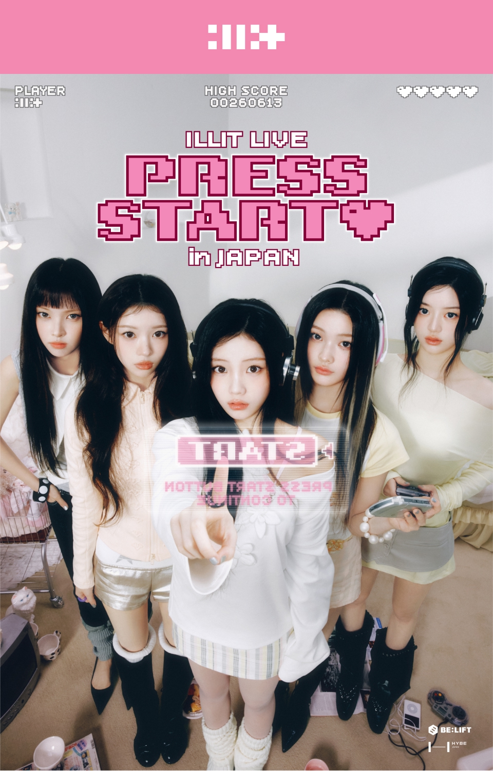 ILLIT LIVE 'PRESS START︎︎❤' in JAPAN 東京公演記念 Weverse Shop
